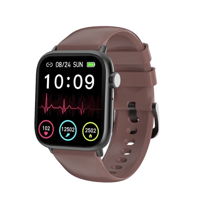 Yolo Watch Pro Max Bluetooth Water Resist HD Bright Display Sports Smart Watch (Brown) 