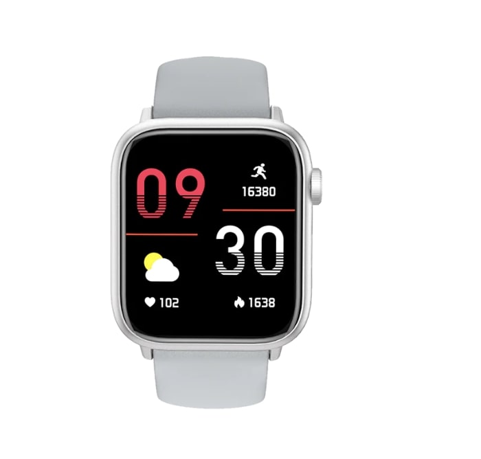 Yolo Watch Pro Max Bluetooth Water Resist HD Bright Display Sports Smart Watch (Silver) 