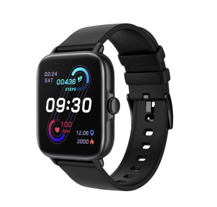 Yolo Watch Pro Bluetooth Water Resist HD Bright Display Smart Watch (Black) 
