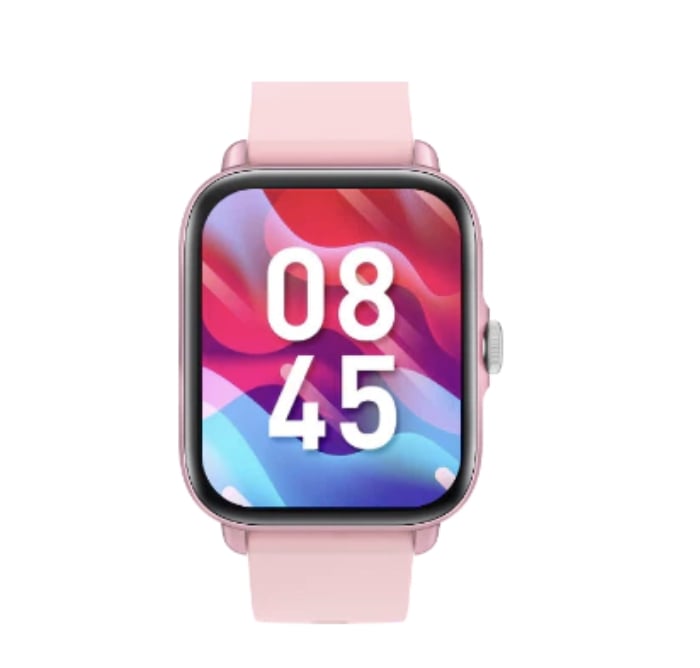 Yolo Watch Pro Bluetooth Water Resist HD Bright Display Smart Watch (Pink) 