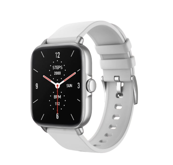 Yolo Watch Pro Bluetooth Water Resist HD Bright Display Smart Watch (Silver) 