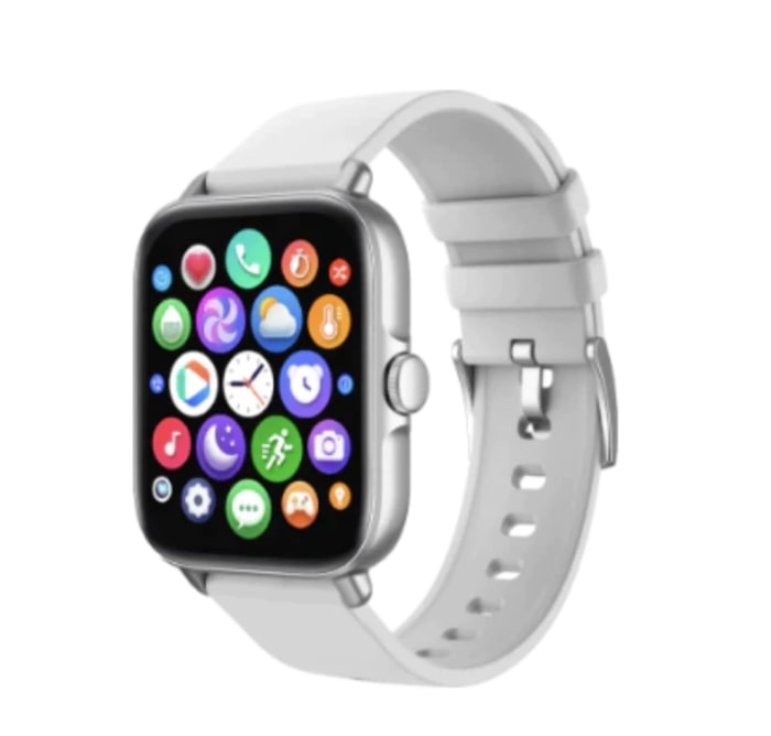 Yolo Watch Pro Bluetooth Water Resist HD Bright Display Smart Watch (Silver) 