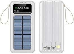 Yolo Titan 20 (20,000 mAh) With Solar Charging & Smart Chip Technology Power Bank