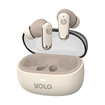 YOLO YoPod Vibe Wireless Earbuds (Beige, NEW)