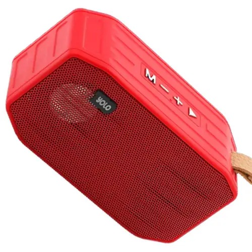 YOLO Plus YJP-202 Portable Bluetooth Speaker (Red)
