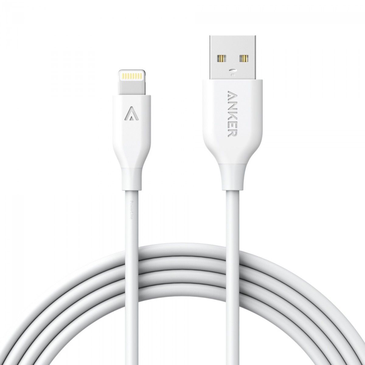 Anker PowerLine Lightning USB Cable 6ft White (A8112H21)