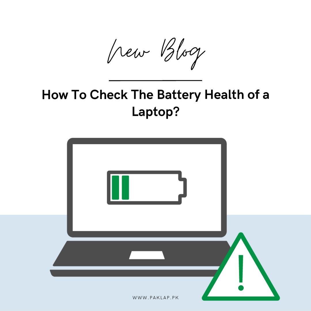 Checking battery health of laptop