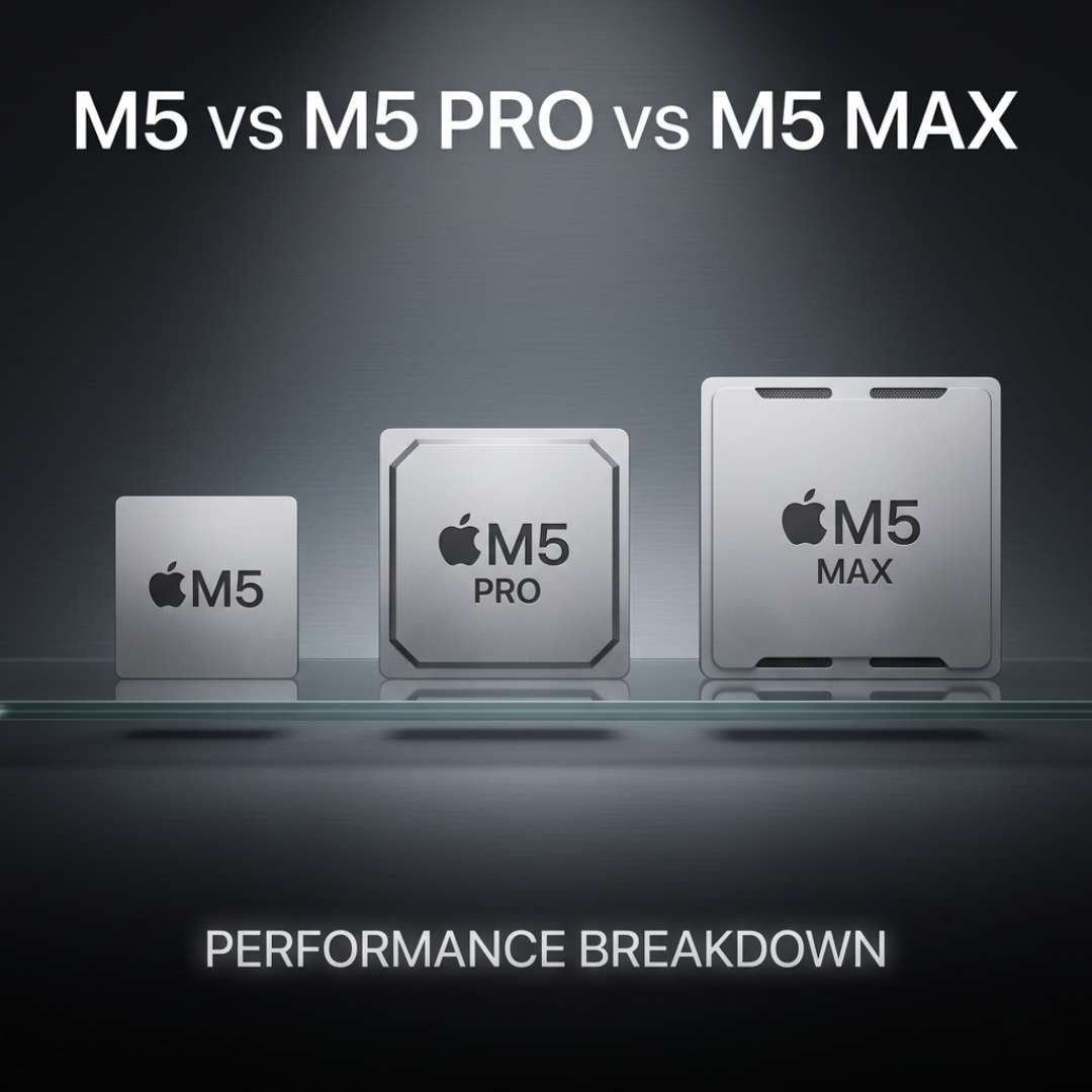 M5 vs M5 Pro vs M5 Max Chips - Performance Breakdown