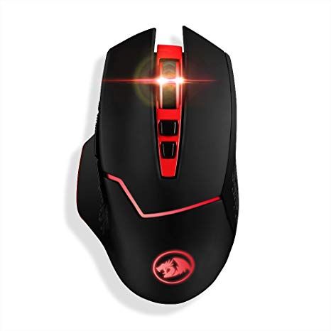 Redragon M690 Phaser 4800 DPI LED Wireless Gaming Mouse – Black