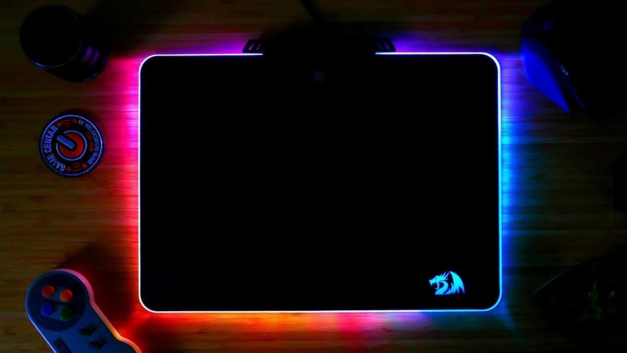 Redragon P010 RGB Mouse Pad, Wired LED Gaming Mouse Pad