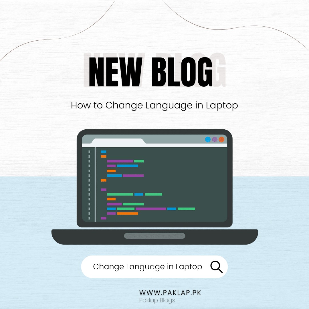 change Language in laptop