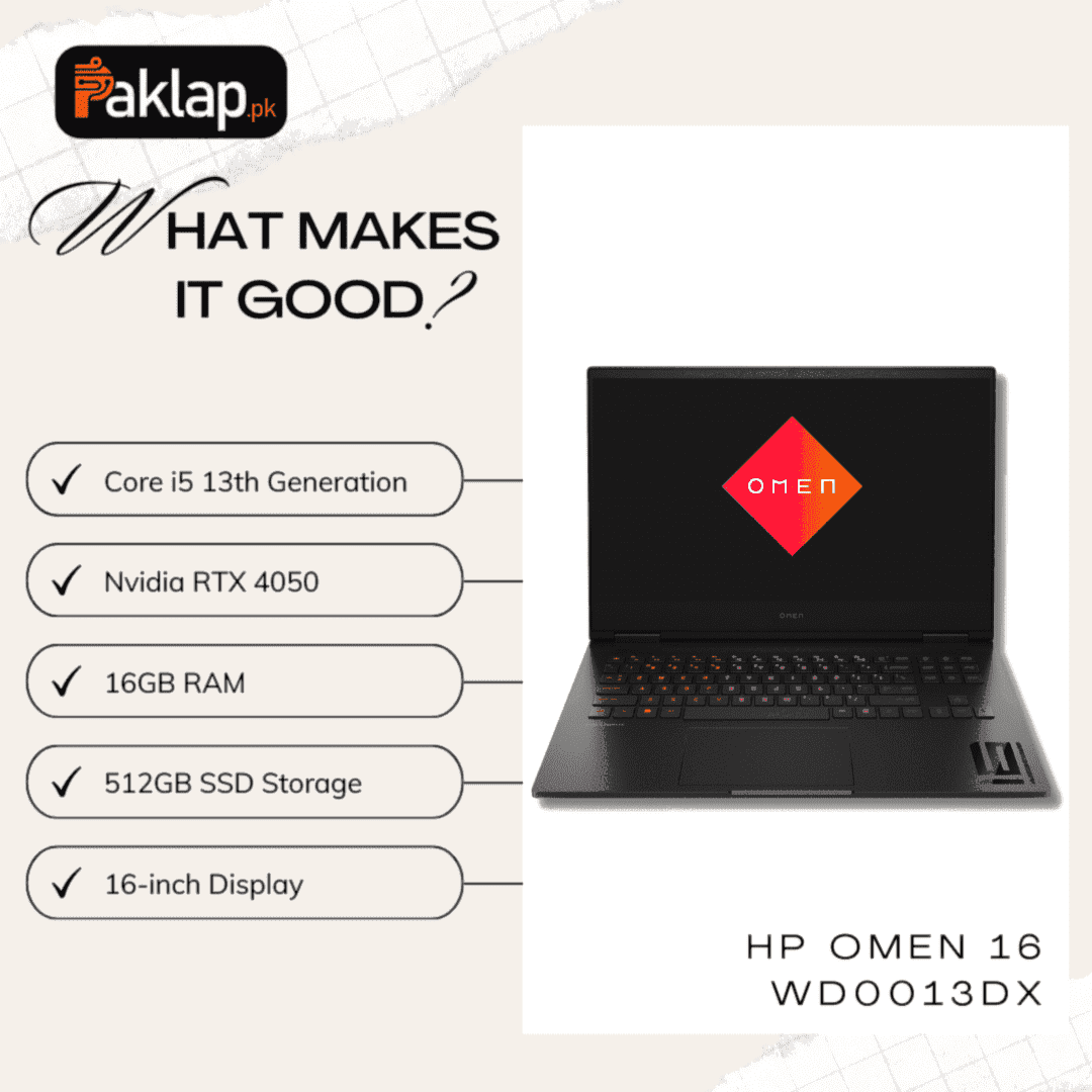 HP OMEN 16 WD0013DX in Pakistan