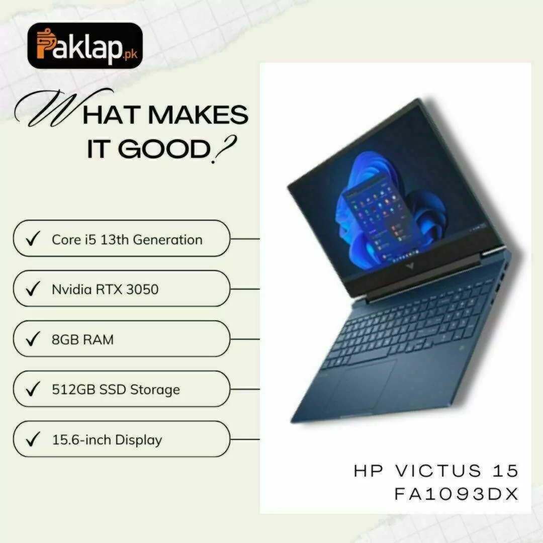 HP VICTUS 15 FA1093dx Price in Pakistan