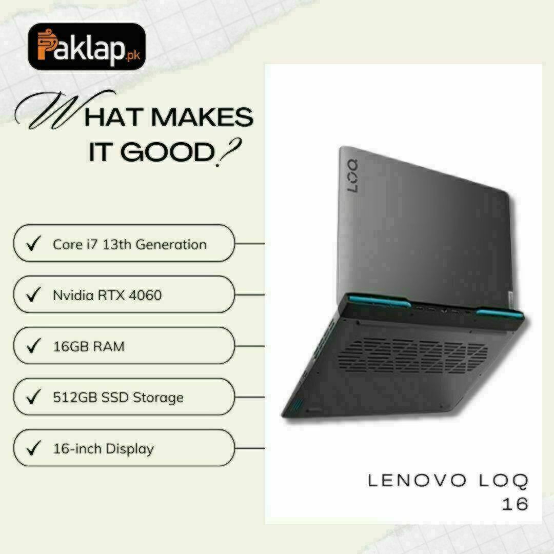 Lenovo LOQ 16 in Pakistan