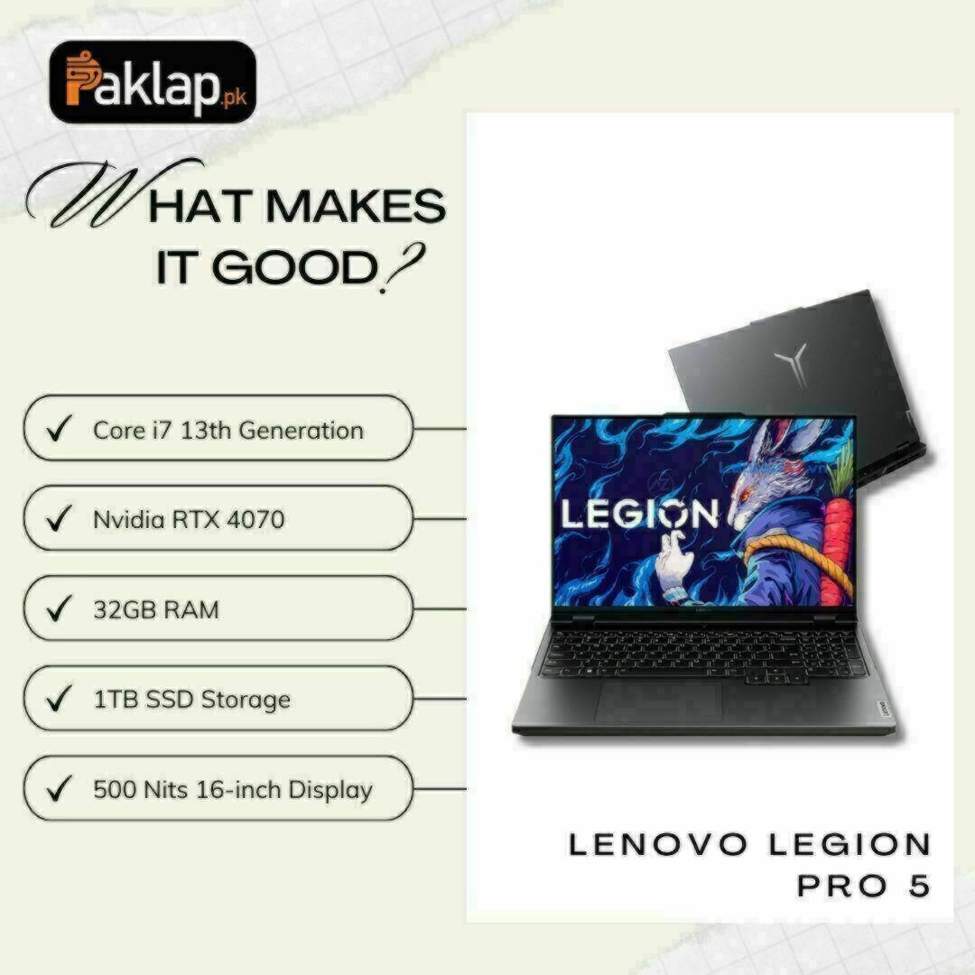 Lenovo Legion Pro 5 in Pakistan