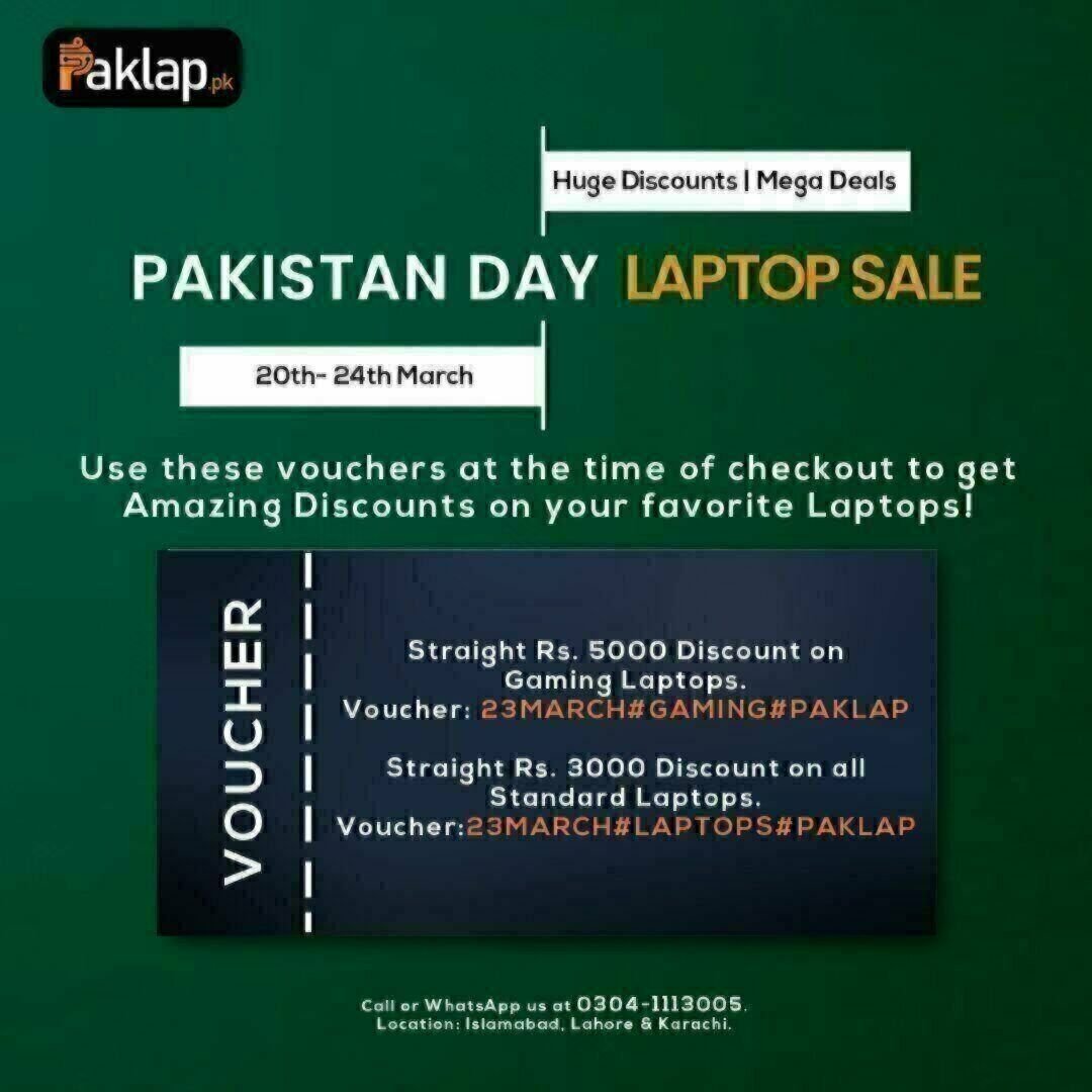 Pakistan Day Sale